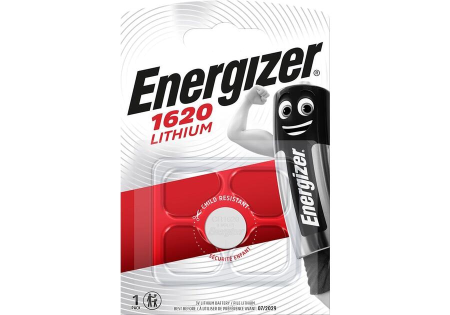 Zdjęcie: Bateria specjalistyczna litowa CR1620 blister ENERGIZER